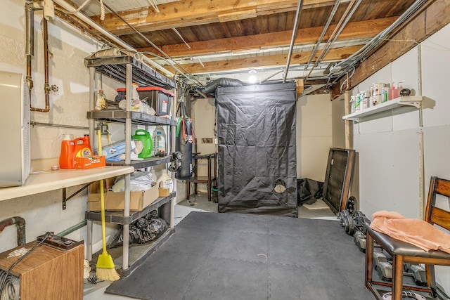 266 Janice St, Shoreview, MN 55126 - view of unfinished basement
