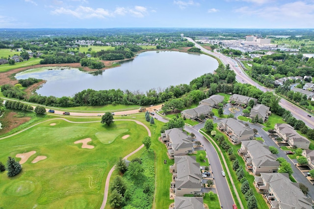 14246 Wilds Dr NW, Prior Lake, MN 55372 - aerial perspective of suburban area with a large body of water and a golf club