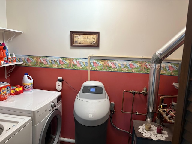 505 Lindquist St W, Onamia, MN 56359 - washroom with independent washer and dryer