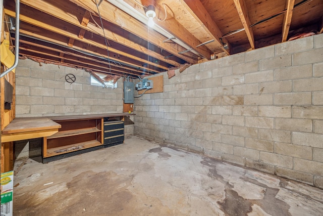 4399 124th Ave, Clear Lake, MN 55319 - unfinished below grade area featuring electric panel
