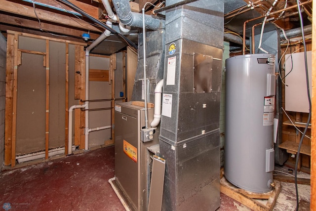1614 2nd St N, Fargo, ND 58102 - utility room with water heater