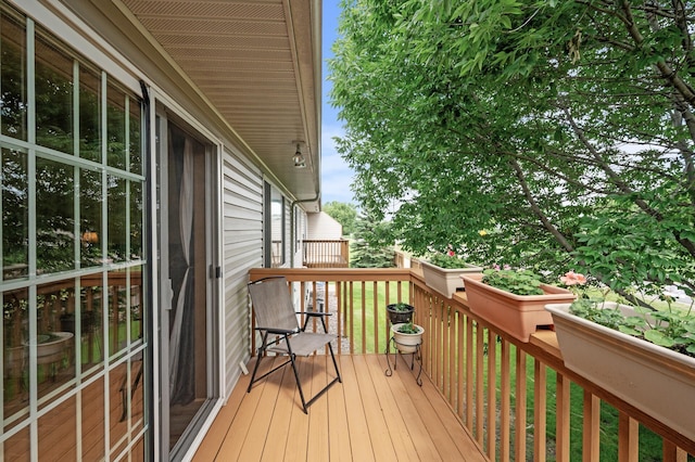 13408 Ximines Ln N, Champlin, MN 55316 - view of wooden deck