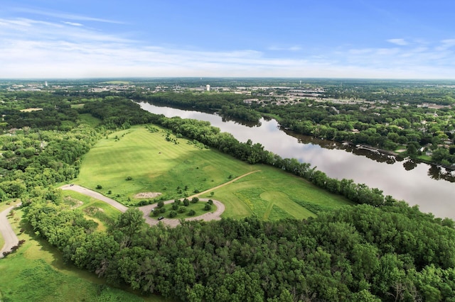 13408 Ximines Ln N, Champlin, MN 55316 - aerial overview of property's location with a nearby body of water