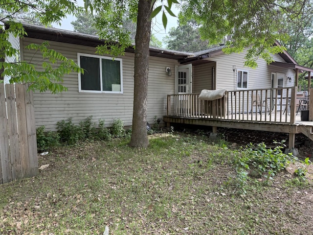 806 Central Ave N, Park Rapids, MN 56470 - back of house with a deck