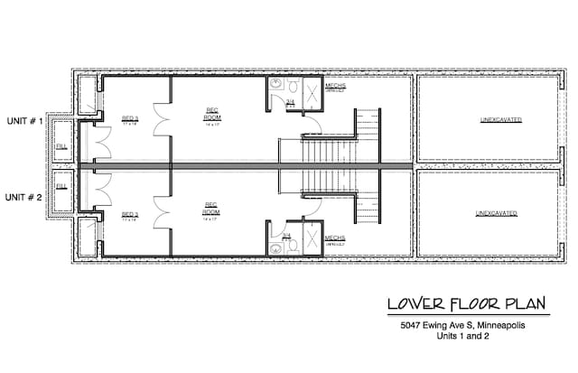5047 Ewing Ave S Unit 002, Minneapolis, MN 55410 - view of property floor plan