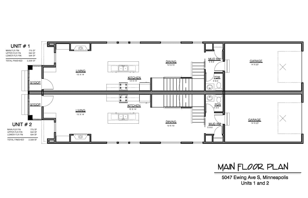 5047 Ewing Ave S Unit 002, Minneapolis, MN 55410 - view of home floor plan
