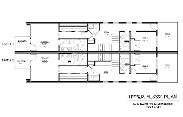 5047 Ewing Ave S Unit 002, Minneapolis, MN 55410 - view of floor plan / room layout