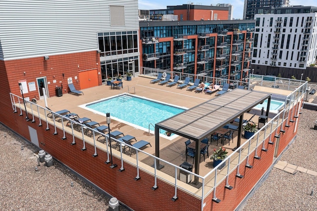 215 10th Ave S Unit 730, Minneapolis, MN 55415 - community pool with a patio area
