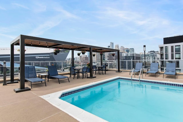 215 10th Ave S Unit 730, Minneapolis, MN 55415 - community pool featuring a city view