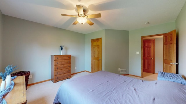 4374 Shetland Pl NW, Rochester, MN 55901 - carpeted bedroom featuring baseboards and a ceiling fan