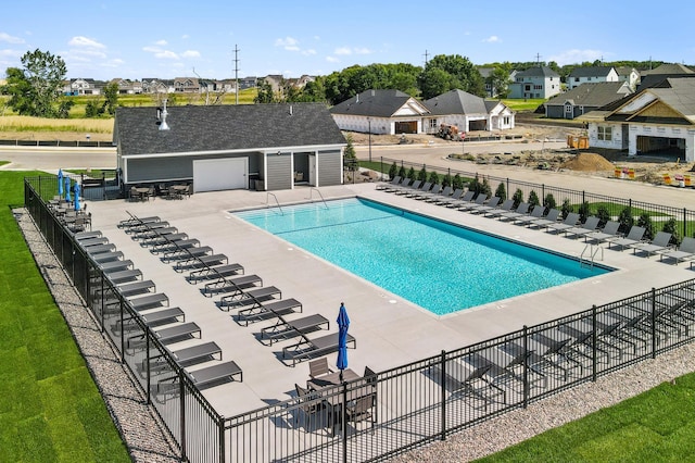 15354 112th Ave N, Dayton, MN 55369 - community pool with a residential view and a patio
