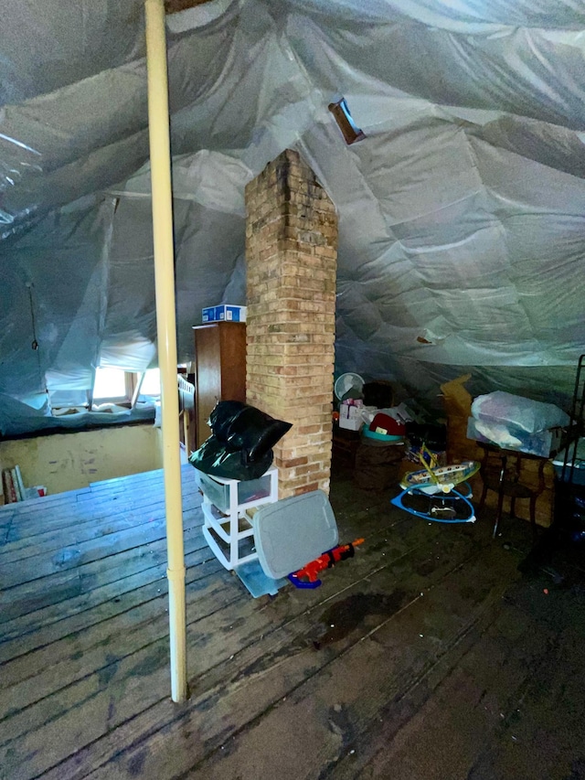 506 3rd St SW, Wadena, MN 56482 - view of unfinished attic