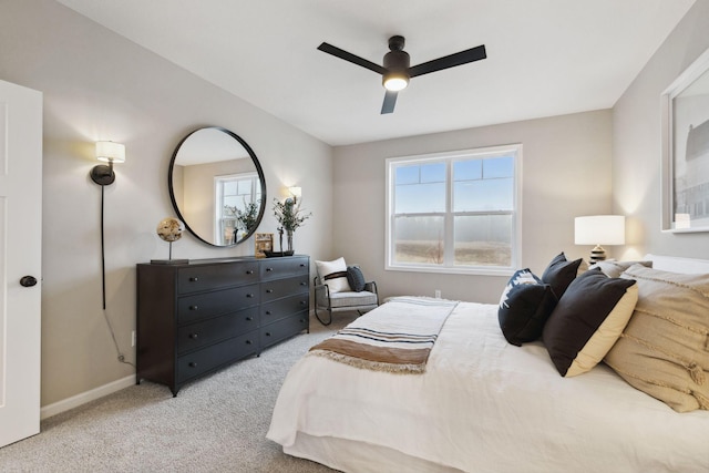 6640 Wolfberry Curv, Minnetrista, MN 55331 - carpeted bedroom with baseboards and ceiling fan