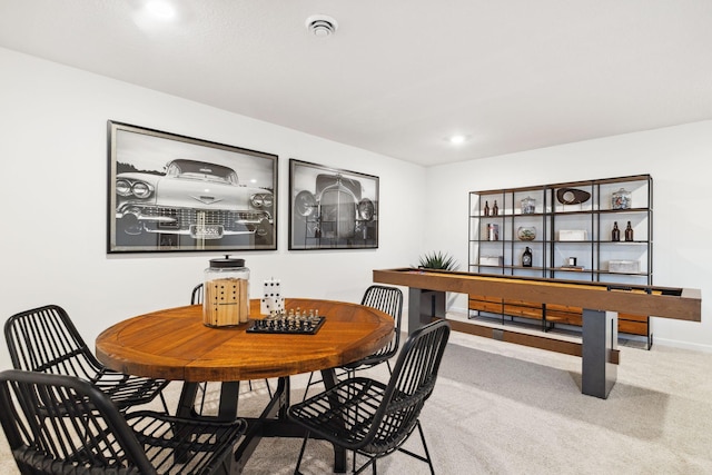 6640 Wolfberry Curv, Minnetrista, MN 55331 - dining room featuring carpet floors, baseboards, and recessed lighting