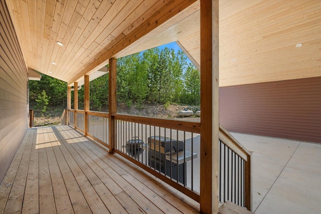 32305 Little E Lake Rd, Bigfork, MN 56628 - view of wooden terrace