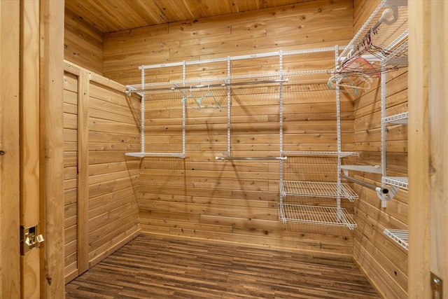 32305 Little E Lake Rd, Bigfork, MN 56628 - spacious closet featuring wood finished floors