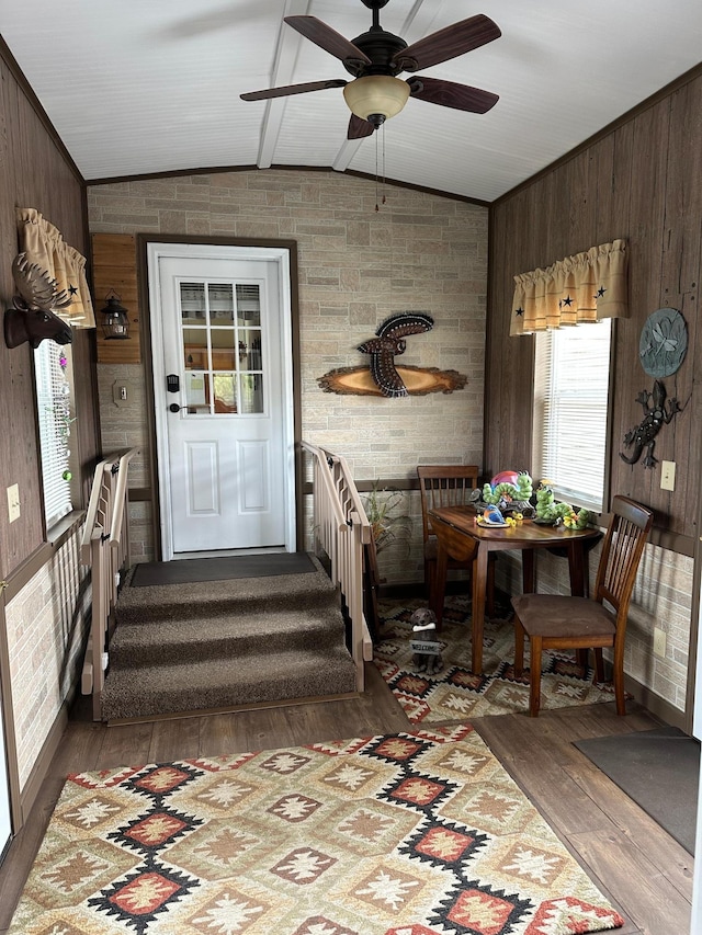 21250 Farm View Dr, Park Rapids, MN 56470 - doorway to property featuring ceiling fan