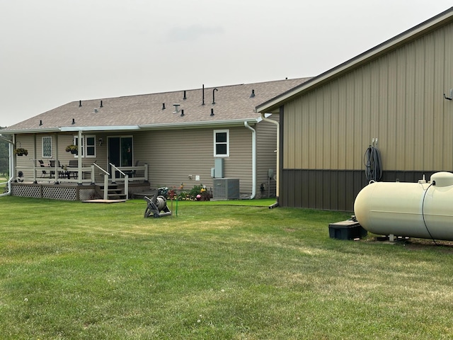 21250 Farm View Dr, Park Rapids, MN 56470 - back of house with a yard