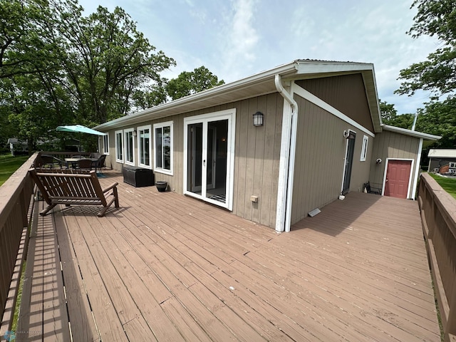 44556 Mcgowan Estates Rd, Rush Lake Twp, MN 56571 - deck with outdoor dining space