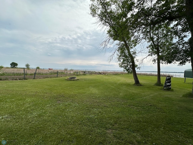 44556 Mcgowan Estates Rd, Rush Lake Twp, MN 56571 - view of yard featuring a fire pit