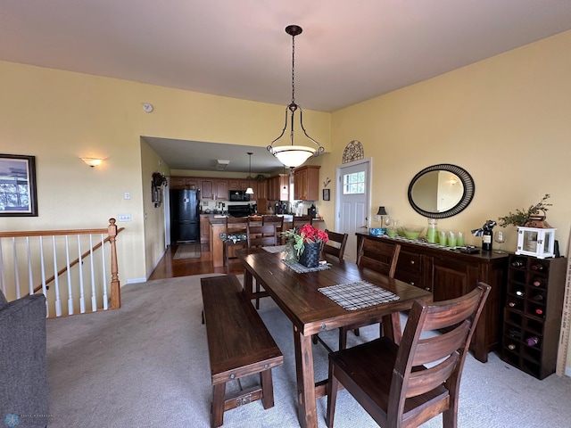 44556 Mcgowan Estates Rd, Rush Lake Twp, MN 56571 - dining area with light colored carpet