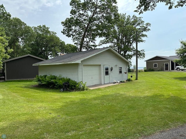 44556 Mcgowan Estates Rd, Rush Lake Twp, MN 56571 - view of detached garage