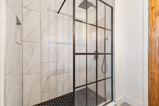 15350 Drexel Way, Apple Valley, MN 55124 - bathroom view of a shower stall and baseboards