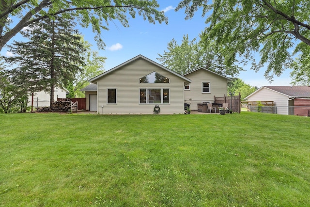 15350 Drexel Way, Apple Valley, MN 55124 - back of house with an attached garage