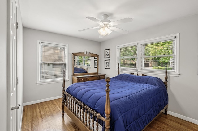 611 Sumter Ave S, Golden Valley, MN 55426 - bedroom with wood finished floors and ceiling fan