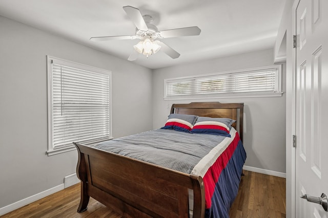 611 Sumter Ave S, Golden Valley, MN 55426 - bedroom with wood finished floors and a ceiling fan
