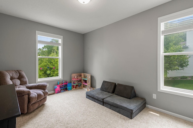 8607 Portage Ln E, Shakopee, MN 55379 - rec room with carpet flooring and baseboards