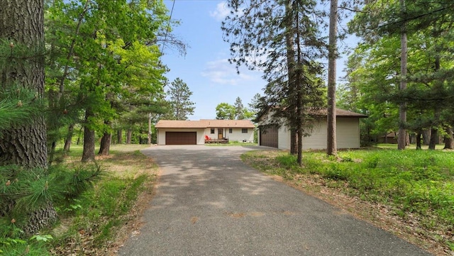 13956 Hardy Lake Rd SW, Pillager, MN 56473 - view of front facade featuring asphalt driveway and an attached garage