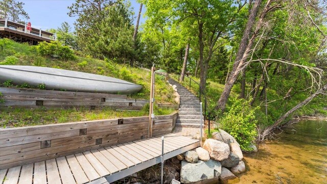 13956 Hardy Lake Rd SW, Pillager, MN 56473 - exterior view of stairs