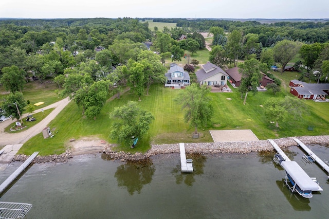 27326 Cloverleaf Ln, Everts Twp, MN 56515 - drone / aerial view of a nearby body of water