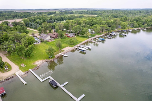 27326 Cloverleaf Ln, Everts Twp, MN 56515 - aerial view of a nearby body of water and a heavily wooded area