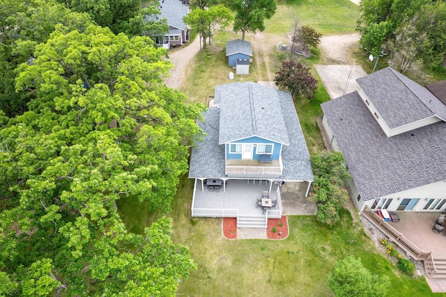27326 Cloverleaf Ln, Everts Twp, MN 56515 - view from above of property