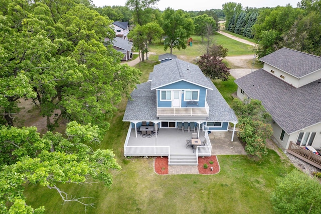 27326 Cloverleaf Ln, Everts Twp, MN 56515 - view from above of property