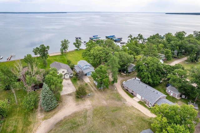 27326 Cloverleaf Ln, Everts Twp, MN 56515 - aerial view of property and surrounding area featuring a large body of water and nearby suburban area