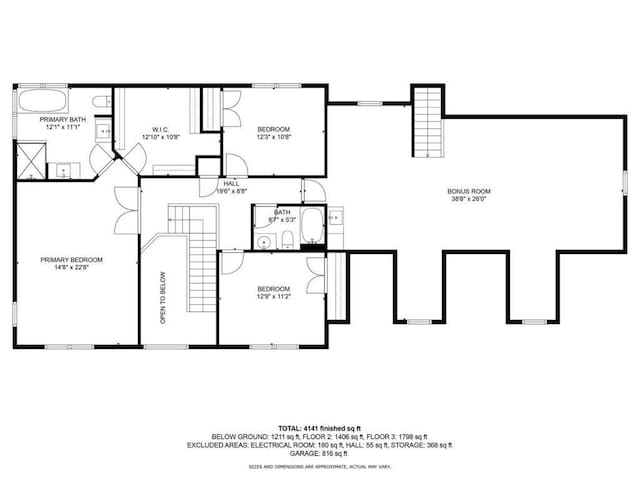 7010 Oak Ridge Rd, Corcoran, MN 55340 - floor plan / room layout