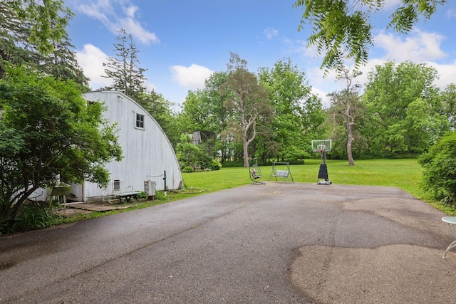 8482 150th St E, Northfield Twp, MN 55057 - view of patio with an outbuilding