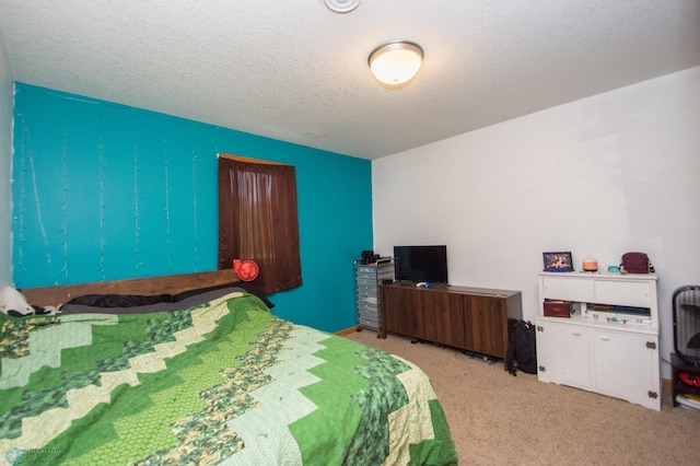 11905 Hunter Dr, Lake Park Twp, MN 56554 - bedroom featuring light colored carpet and a textured ceiling