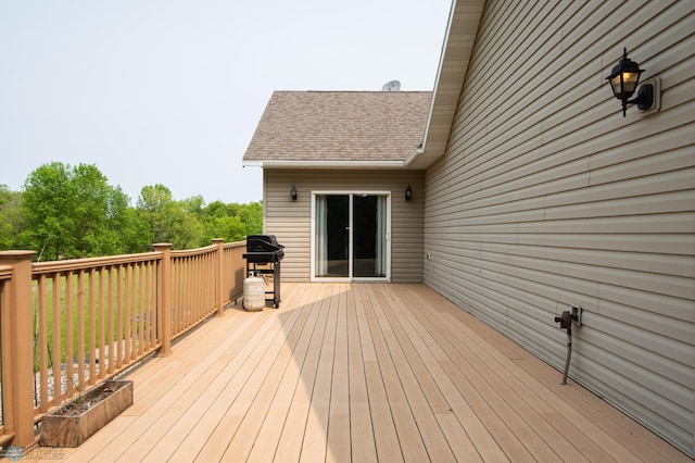 11905 Hunter Dr, Lake Park Twp, MN 56554 - wooden terrace featuring area for grilling