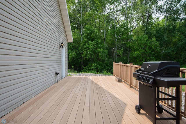 11905 Hunter Dr, Lake Park Twp, MN 56554 - deck featuring a grill