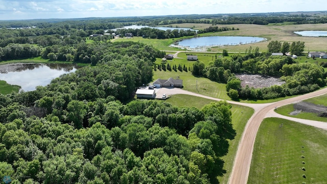 11905 Hunter Dr, Lake Park Twp, MN 56554 - drone / aerial view of a large body of water