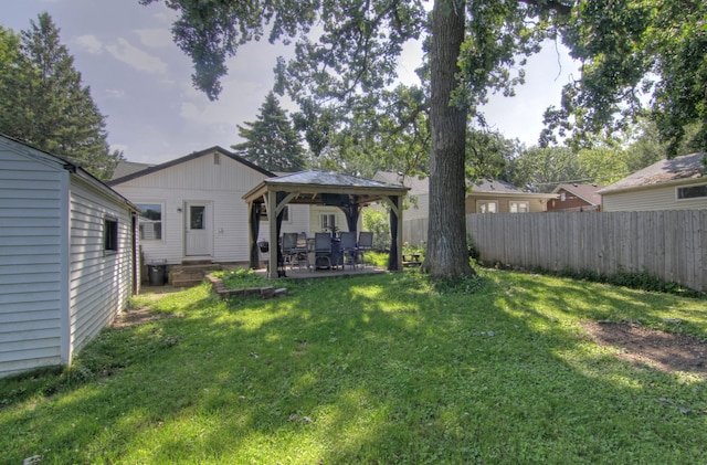 1979 Polaris Pl N, Saint Paul, MN 55109 - view of yard with a gazebo and a patio area