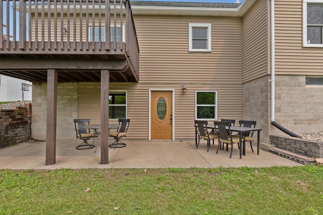 28145 State Highway 112, Le Sueur, MN 56058 - rear view of house with a yard and a patio