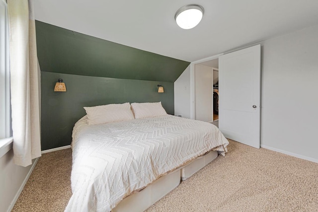 28145 State Highway 112, Le Sueur, MN 56058 - carpeted bedroom with baseboards and lofted ceiling