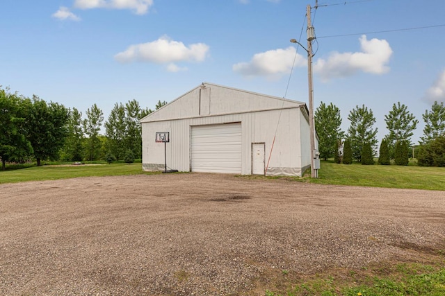 28145 State Highway 112, Le Sueur, MN 56058 - detached garage featuring driveway