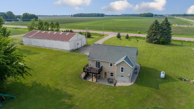 28145 State Highway 112, Le Sueur, MN 56058 - overview of rural landscape with large plots for crops