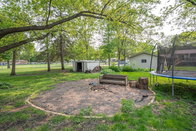 2020 7th St SW, Willmar, MN 56201 - view of yard with a trampoline